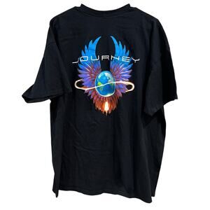 Journey Short Sleeve Black Band Graphic Tee Size XXL